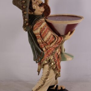 a playful figure holding an oversized margarita glass. Standing at 38 inches tall