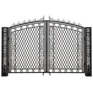 Designed and cast in 100% aluminum that will never rust requiring little to no assembly. The finish is a rich brown bronzed tone with hand brushed highlights that accent the details and then a long lasting double powder coat finish is applied