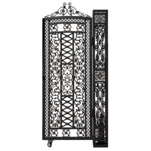 The Bridgeton Moore Aluminum Estate Entry Gate and Fencing Collection offers an Elegant Design. It is an investment in a quality that adds value to your property and makes your home more beautiful and secure. It is also