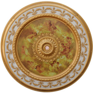 which is often a good time to install your selected Medallion. The item comes fully finished out of the package and is Hand Cast in a lightweight Polystyrene that will never shrink