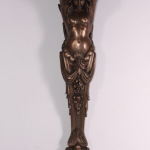 The Lady Pilaster Bronzed Finish 59 inches measures 14.75 inches Wide X 12.5 inches Deep X 59 inches Tall