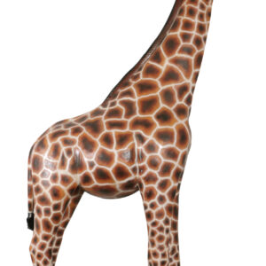 Bring the grandeur of the wild into your space with this towering 12-foot Giraffe Sculpture