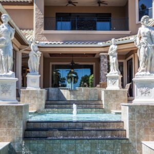 Fiberstone 4 Seasons w/ Base   Spring -25.5L X 26D X 65H -Base 27L x 26.5D x 27H Autumn -27L x 22D x 64H -Base 26.5L x 26D x 27H Winter -24.5L x 23D x 65H -Base 26.5L x 26.5D x 26.5H Summer -25L x 23D x 64H -Base 27L x 26.5D x 27H Catalog:T-090057/8/9/60 Dimensions: Spring -25.5W X 26D X 65H   Autumn -27W x 22D x 64H    Winter -24.5W x 23D x 65H   Summer -25W x 23D x 64H    Base 27W x 26.5D x 27H