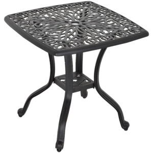 Enhance your outdoor living space with the Grand Bonaire Weave Side Table from Bridgeton Moore. Part of the exquisite Grand Bonaire Weave Collection