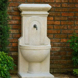 a beautifully crafted freestanding water feature designed to elevate gardens