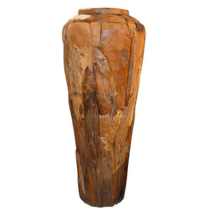 Handcrafted from solid natural teak root