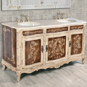 The Casa Grande Double Vanity from our expansive Casa Grande Series is a 67" wide