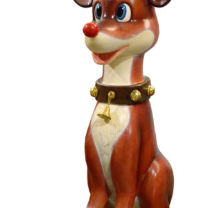 You'll be the talk of the town with a pair of these Majestic Creations offering a welcoming Holiday Balance to your Homes Entry or Drive! From our Popular Funny Reindeer series comes the newest and biggest version. At 81.5" Tall the " Funny Reindeer 7ft" is a major Holiday Statement. Our Santa's best helpers come with alluring eyes