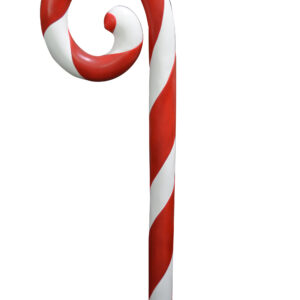 Candy Cane Swirl Large fiberglass display is a perfect photo opportunity. Nothing says social media like a great photo. Use for interior spaces or on the exterior landscape to welcome passersby into your business or event. The fiberglass decor is designed specifically for a multitude of locations and conditions
