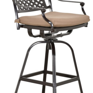 The Savannah Barstool is a classic and elegant addition to any outdoor bar area