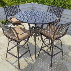 featuring a swivel seat and sumptuous Sunbrella Cushions.   Part of the extensive Savannah Collection