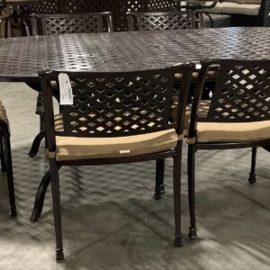 Bridgeton Moore presents the Outdoor Savannah Oval Dining Set of 7