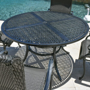 all protected by a multi-step powder-coated finish for enduring outdoor durability.  Designed to elevate your outdoor gatherings