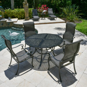 protected by a multi-step powder coated finish for long-lasting outdoor durability.  Built to last