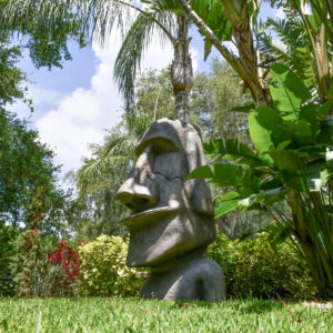this statue adds a unique and cultural vibe to any indoor or outdoor space. Perfect for gardens