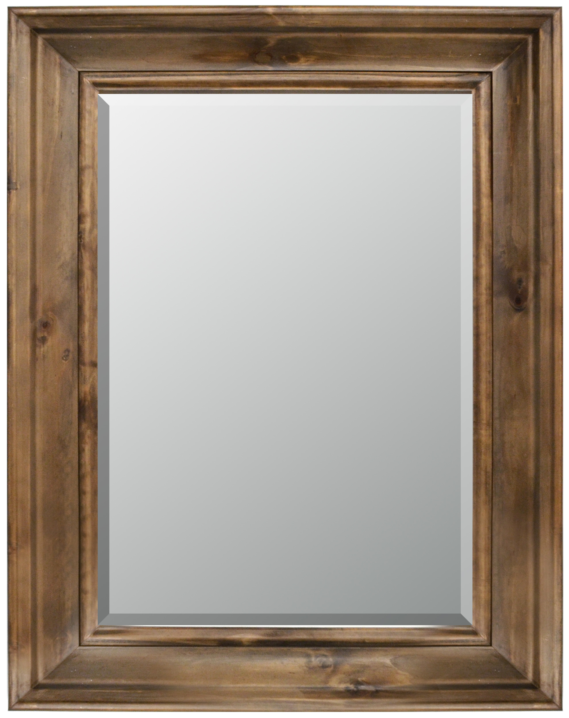 American Woodland Mirror 24×36 Wood Tone