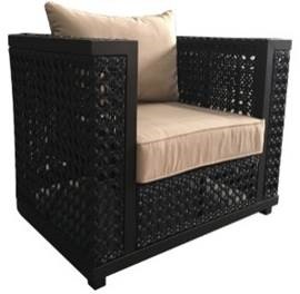The outdoor Monterey Club Chair is of a style