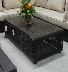 The outdoor Monterey Coffee Table is a stylish addition to Bridgeton Moore's Monterey Collection. Measuring 50W x 25.5Dx 19 inches tall