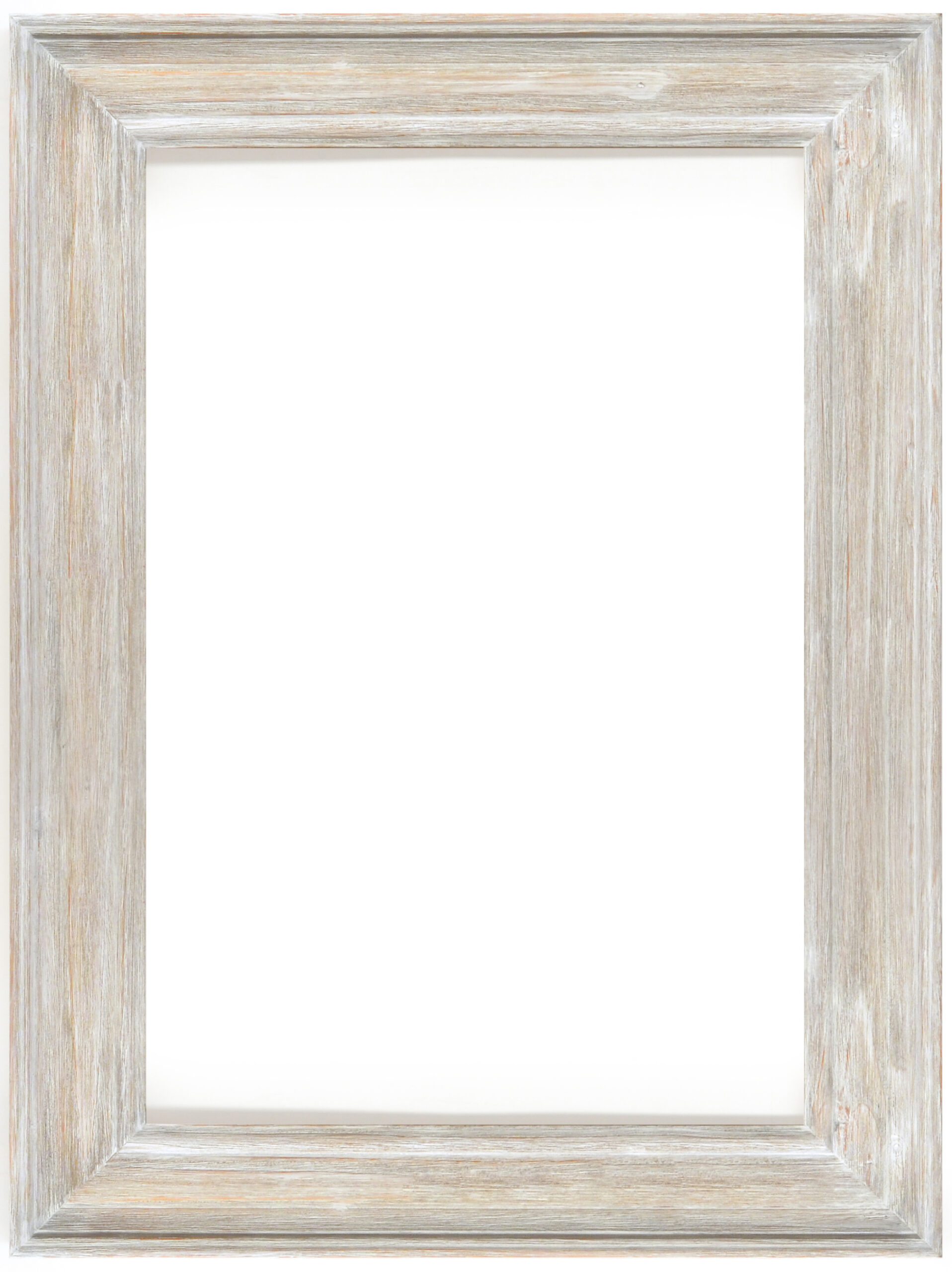 Misty Woods Frame 24×36 Distressed White Wash