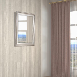With the popularity of our Sterling Mirror Collection comes this new slimmer profile option. The exterior dimensions is 31 x 43 Inches making it a perfect size for many applications including over bathroom vanities. It can be hung either direction with the attached hangers. The mirror comes with a large 1 1/4 inch Beveled mirror. The frame is made of solid wood with a trending Silver leaf Champagne Finish. Offering a clean and modern interior design applications. No Assembly Required.