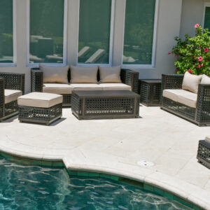 The Monterey Outdoor 7 piece Sofa Set (KIT) is constructed using only the best
