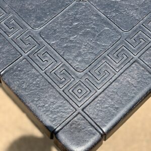 a finely crafted addition to Bridgeton Moore's Ultimate Chillounger Outdoor Collection. This aluminum outdoor table serves as the perfect spot for placing between Chaise Lounges or Club Chairs