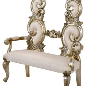 The Luxury Italia Settee from Heritage Furniture in the Platine finish