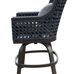 this bar stool offers enhanced comfort