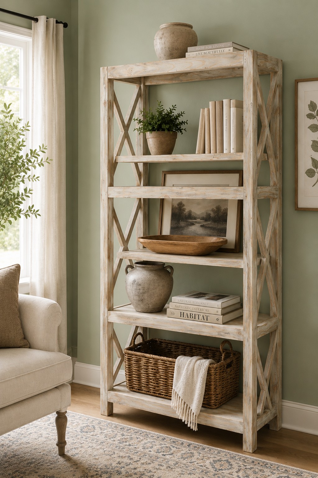 Farmhouse Savanna Bookcase