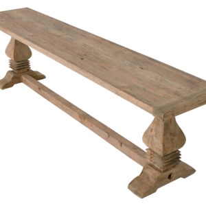 An American Farmhouse Reclaimed Wood Bench. Sold and Used Separately this bench works perfectly with several of our Farmhouse Dining Tables for dining seating. Handcrafted in Authentic Imported Reclaimed New Zealand Pine. The reclaimed wood is old repurposed wood rescued from old barns
