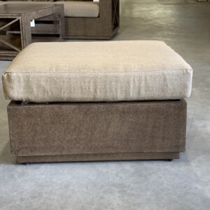 Offered is the Mountain Studio Outdoor Ottoman and Cushion that can be ordered separately for comfortable foot rest or seating stool. This offering is often combined with the  Mountain Studios Outdoor Club Chairs to enhance the design and for a more relaxing seating option. The Mountain Studio Outdoor Collection is a pure design removed of unnecessary elements and beautifully executed. A style that elegantly blends into Nature. Not overpowering it. You will also love the quality of this Bridgeton Moore's Mountain Studio's Exclusive  Collection. It is Hand crafted and Cast in 100 % Aluminum