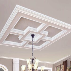 The Majestic Tray Ceiling Medallion 72 inch Square is from Masterpiece Molding