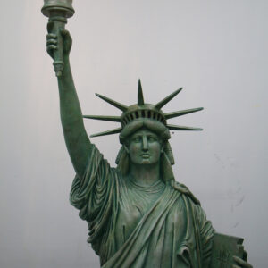 1886. It has excited millions of immigrants as they approached the port of New York embarking on the dream of a better life. This Tall and functioning Light replica is Hand Cast in durable Fiberglass. The item is life like with artistic Hand Painted finishing. Note* This beautiful finish should be maintained with annual lacquer coatings if being used outdoors in direct sun. The wide base offers additional stability for commercial Usage. Another great Photo-Op Creation from our Life Like Whimsical Treasures Collection by AFD Home arrives Fully Assembled!