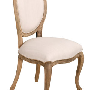 The Farmhouse Casual Dining Chair is a comfortable wide sitting chair measuring 24.5 width X 21.5 depth X 30.5 inches tall. The chair design offers a timeless style that was designed for casual seating needs to even a softer