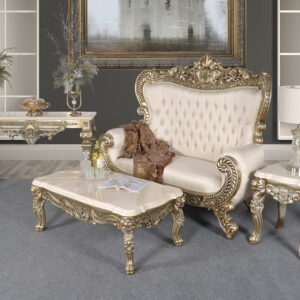 measuring 76 wide X 36 depth X 60 inches tall. A beautiful example of a style of furnishings