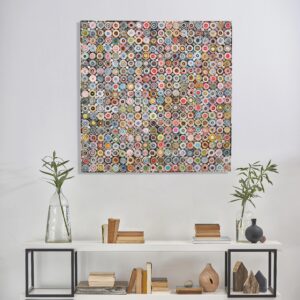 an ancient art created hundreds of years ago during the Renaissance when nuns and monks would roll gold-gilded paper remnants creating beautiful works of art and religious objects in this meticulous and time consuming art form. Today
