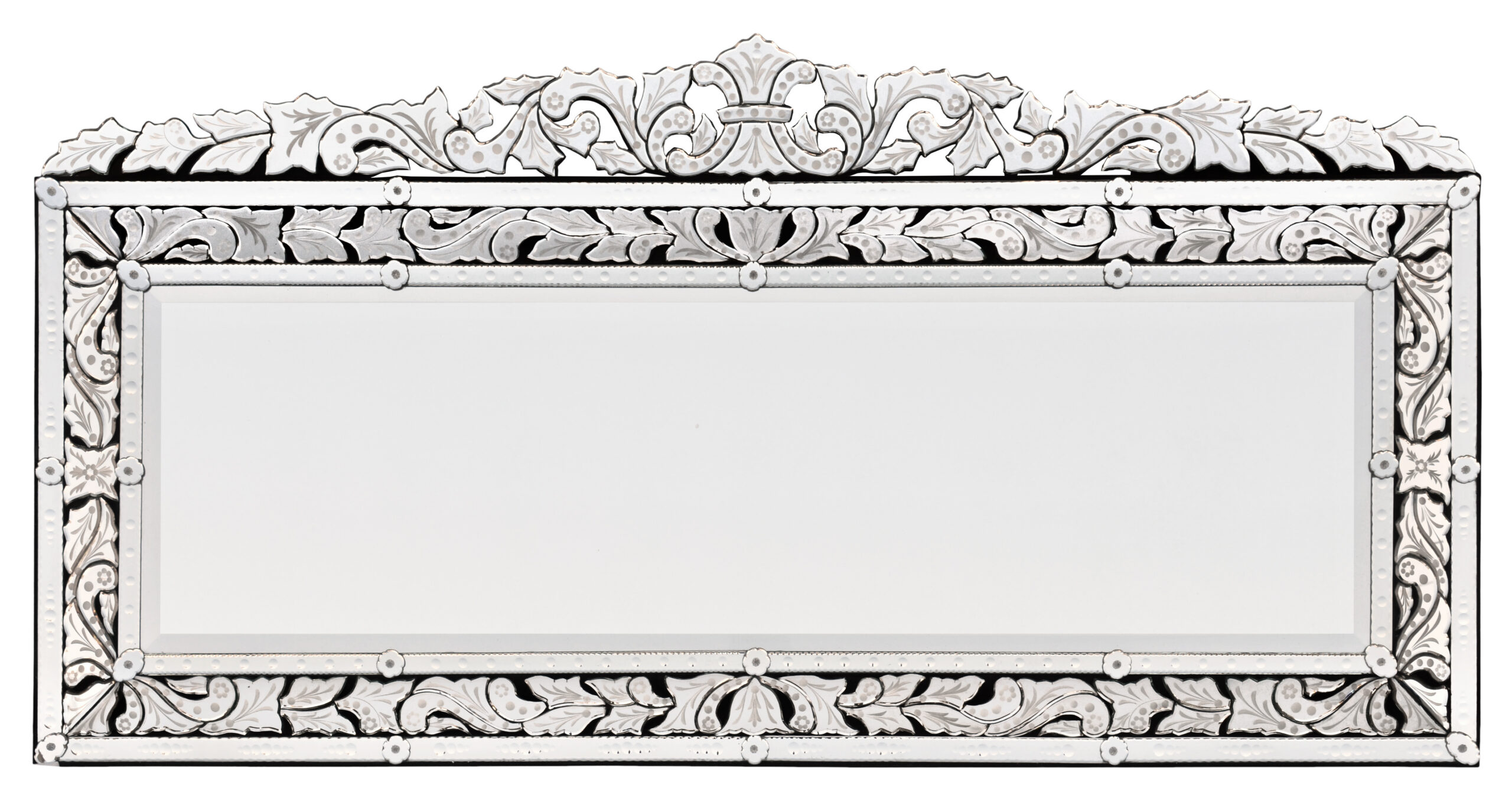 Monumental Venetian Grand Mirror 78.74 ” Wide