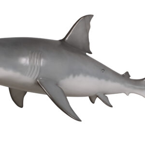 BY POPULAR DEMAND comes the all-new Great White Shark 6ft a smaller version of our original 12' Great White but all the more placeable for our customers. The creating sculptor is a master with working with these animals in Australia. While he is accredited as one of the top animal artists in existence today