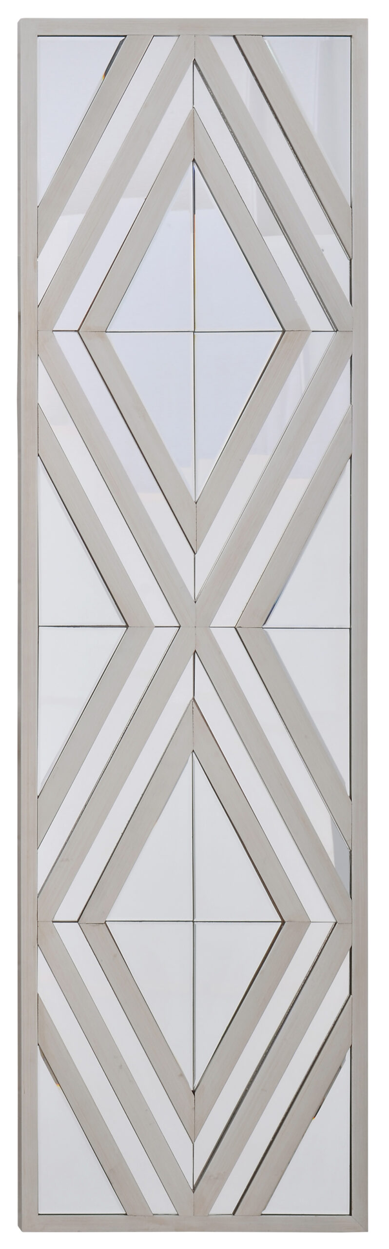 Silver Aspen Diamond 72″ Mirror