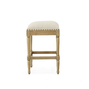 Our Backless Counter Height Linen Stool is often a perfect seating solution for soft