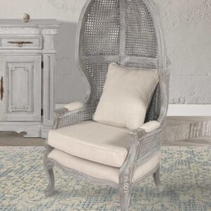 Our Mystique Mahogany Balloon Chair at 59" Tall is a unique collector's chair offering from our new Mystique Mahogany Collection from Heritage a division of AFD Home lending richness to a simpler luxurious lifestyle. The chair is unique in design and unique