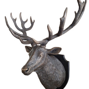 Imperial Grand Stag Head Mount is an investment in quality and hand craftmanship that will be appreciated and spur the imagination of young and old generations to come. Artists handcraft it in all weather fiberglass materials. The finishing is also beautifully executed. Note: Outdoor use may require ongoing maintenance