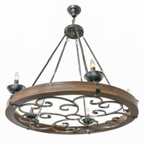 Infuse your living space with the charm of the Ridge Line 38" Chandelier