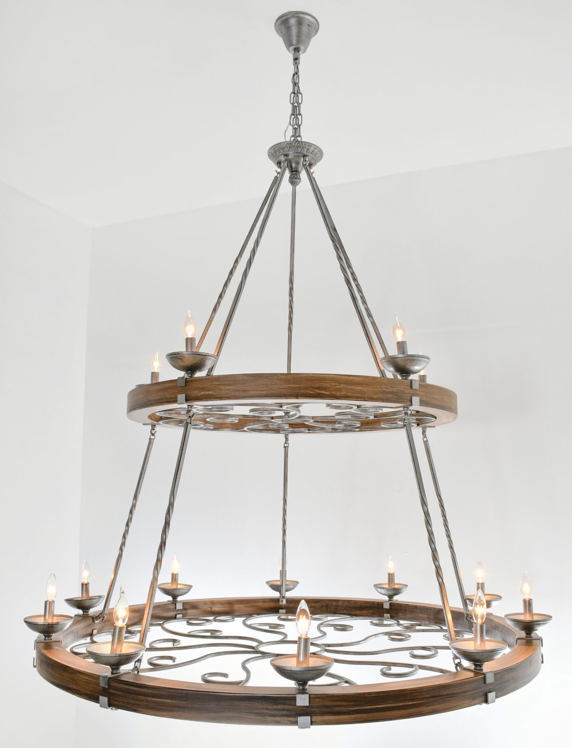 Two Tier Ridge Line 56″ Chandelier