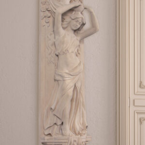 An unusual 99 Inch Tall Architectural Pilaster in Neoclassical design