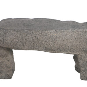 which also makes it very strong and stable. Unlike an original stone bench that would be very heavy and hard to move