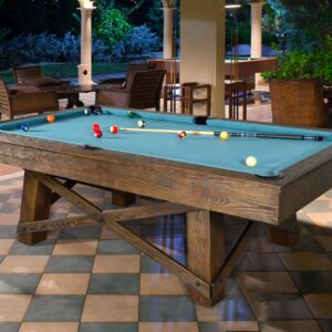 Introducing our New American Craftsman Design Ash Wood Slate Top Pool Table from AFD Home