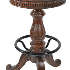 Reminiscent of the days of underground prohibition our beautiful Church Street Mahogany Counter Height Stool is perfect in many ways. The design is pleasing