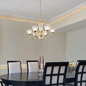 exclusive product that enables homeowners to apply beautifully finished molding right out of the box. They are sold in packages of 6 pieces of 92 inch molding per box. This Crown Molding has a raised floral pattern over a striking background. It comes in multiple tones black