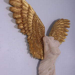 The Azaz Angel from AFD Home is the perfect statement piece. Boasting a wing span of 80in this angelic statue pays homage to the Ancient Greeks featuring gold leafing and a stone-like finish. An incredible conversation piece for your living space that will have everyone asking; where did you get it?